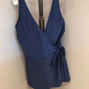Old Navy one piece skirted swimsuit. New with Tags